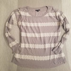 American eagle lace detail sweater